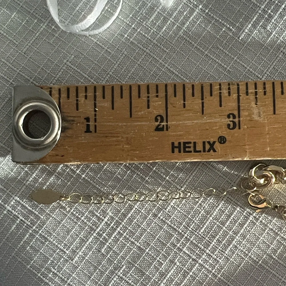 NECKLACE by AQUA Gemstone Gold 16” Chain with Lobster Clasp & 3” Extender NWT - Picture 13 of 13